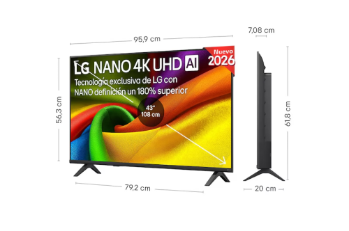 LG 43NU850B6LA NanoCell 43'' Smart TV 4K Ultra HD LG 43NU850B6LA NanoCell 43'' Smart TV 4K Ultra HD