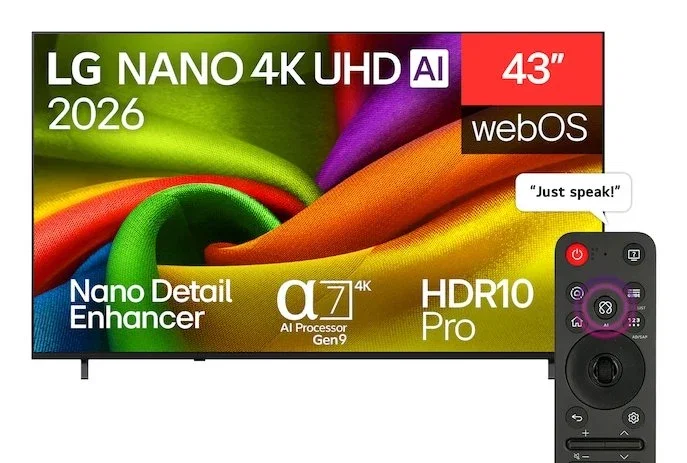 LG 43NU850B6LA Smart TV NanoCell 43 pulgadas 4K Ultra HD