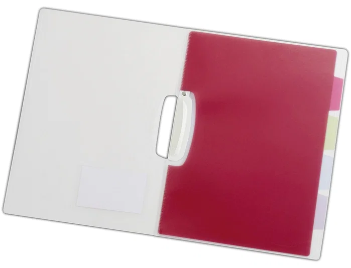 Liderpapel Carpeta Dossier Transparente con Pinza Lateral y 5 Separadores Liderpapel Carpeta Dossier Transparente con Pinza Lateral y 5 Separadores