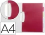 Liderpapel Carpeta Dossier Transparente con Pinza Lateral y 5 Separadores