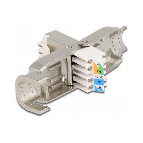 DeLOCK Conector RJ45 macho Cat.6A STP sin herramientas 86927