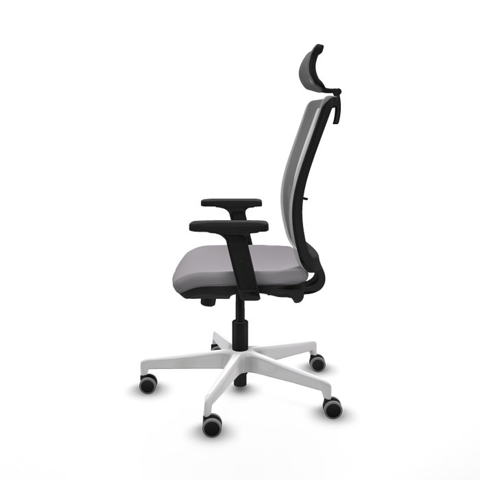 PIQUERAS Y CRESPO Silla de oficina Haches Gris con mecanismo Sincro/Traslack PIQUERAS Y CRESPO Silla de oficina Haches Gris con mecanismo Sincro/Traslack