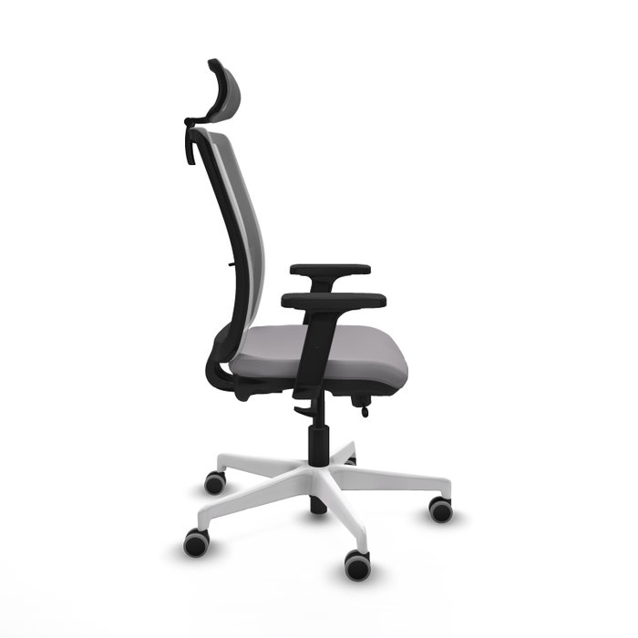 PIQUERAS Y CRESPO Silla de oficina Haches Gris con mecanismo Sincro/Traslack PIQUERAS Y CRESPO Silla de oficina Haches Gris con mecanismo Sincro/Traslack