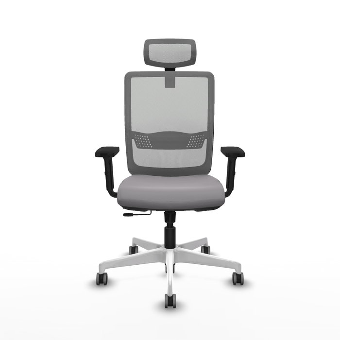 PIQUERAS Y CRESPO Silla de oficina Haches Gris con mecanismo Sincro/Traslack PIQUERAS Y CRESPO Silla de oficina Haches Gris con mecanismo Sincro/Traslack