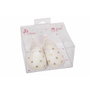 Muñecas Arias Set Zapatos Blanco Con Estrellitas Para Muñecos De 45 Cm