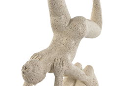 DKD Home Decor Figura Moderno Blanco Yoga Resina 8 x 30 x 29 cm (6 Unidades)