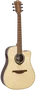LAG Guitarra Acústica-Eléctrica Tramontane 218 A/E Dreadnought Cutaway Natural con Electrónica STAGELAG