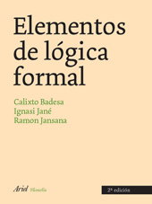 Elementos de lógica formal, Badesa / Jane / Jansana - ARIEL