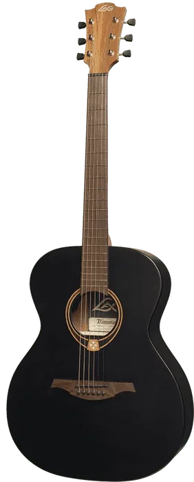 LAG Guitarra Acústica Auditorium Tramontane 70 - Negro Satinado - Tapa de Abeto Engelmann Macizo, Fondo y Aros de Caoba LAG Guitarra Acústica Auditorium Tramontane 70 - Negro Satinado - Tapa de Abeto Engelmann Macizo, Fondo y Aros de Caoba
