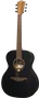 LAG Guitarra Acústica Auditorium Tramontane 70 - Negro Satinado - Tapa de Abeto Engelmann Macizo, Fondo y Aros de Caoba