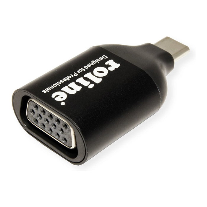 ROLINE Adaptador de Pantalla USB Tipo C a VGA 12.03.3228 ROLINE Adaptador de Pantalla USB Tipo C a VGA 12.03.3228