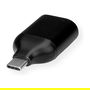 ROLINE 12.03.3228 Adaptador USB-C a VGA Macho, Soporta 1920x1080@60Hz
