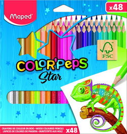 Lapices De Colores Maped Color Peps Estuche De 48