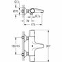 Grohe Mezclador termostático Precision Trend Negro mate