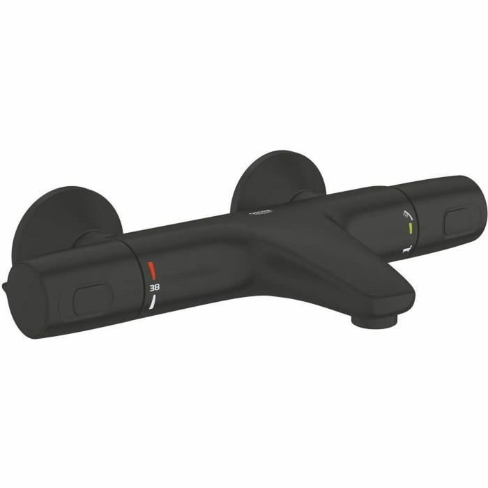 Grohe Mezclador termostático Precision Trend Negro mate