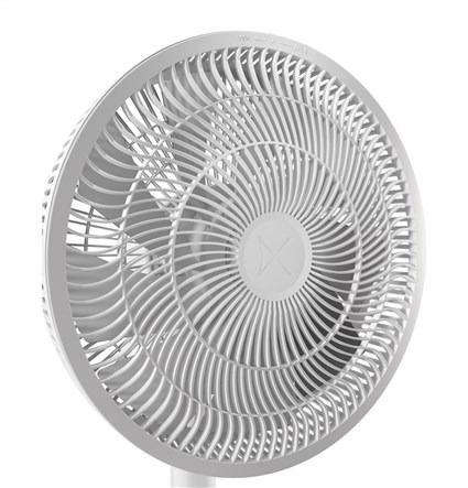Duux DXCF60 Ventilador de Pie Silencioso Essence Blanco 7 Velocidades 15m Oscilación 90º Horizontal 50º Vertical Temporizador Modo Noche
