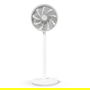 Duux DXCF60 Ventilador de Pie Silencioso Essence Blanco 7 Velocidades 15m Oscilación 90º Horizontal 50º Vertical Temporizador Modo Noche