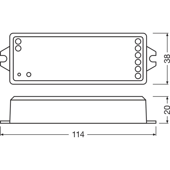 LEDVANCE EC LC RF Controlador LED 24 V RGBW/TW LEDVANCE EC LC RF Controlador LED 24 V RGBW/TW