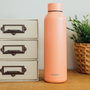 QUOKKA Botella Termo Acero Inoxidable 630 ml Solid Pastel Peach
