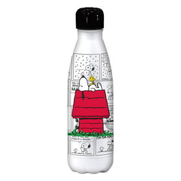 KIDS LICENSING Botella de acero inoxidable Snoopy Peanuts 500ml