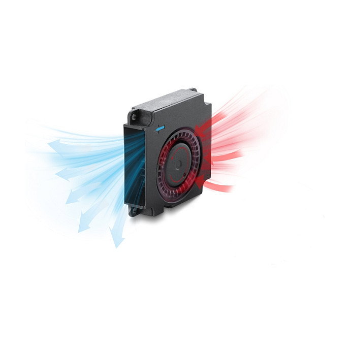 DeLOCK Ventilador radial 12 V CC 40 x 40 x 10 mm, 3 pines, Negro
