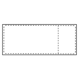 Capture Etiqueta de Envío 105 x 251 mm Plegado en Abanico Térmica Directa con Recibo 2000 Etiquetas por Caja Ideal para Postnord UPS DHL DSV