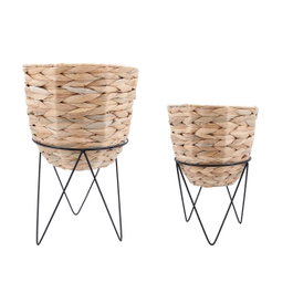 Vinthera Set de 2 Soportes con Maceteros Moa (6 Unidades)