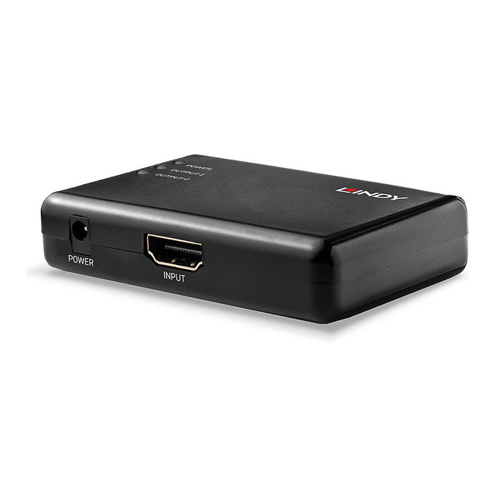 Lindy 38357 Splitter HDMI 2 Puertos 4K Ultra HD