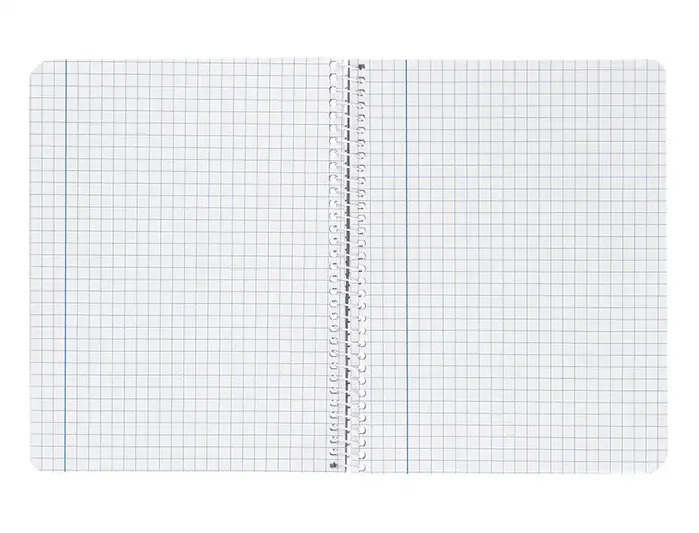 Liderpapel Cuaderno espiral Witty A4 tapa dura 80h 90gr cuadro 6mm con margen colores surtidos Liderpapel Cuaderno espiral Witty A4 tapa dura 80h 90gr cuadro 6mm con margen colores surtidos