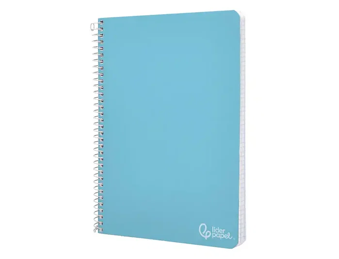 Liderpapel Cuaderno espiral Witty A4 tapa dura 80h 90gr cuadro 6mm con margen colores surtidos Liderpapel Cuaderno espiral Witty A4 tapa dura 80h 90gr cuadro 6mm con margen colores surtidos