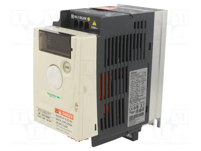 SCHNEIDER ELECTRIC Altivar 12 ATV12P075M2 0,75kW 3x230VAC SCHNEIDER ELECTRIC Altivar 12 ATV12P075M2 0,75kW 3x230VAC