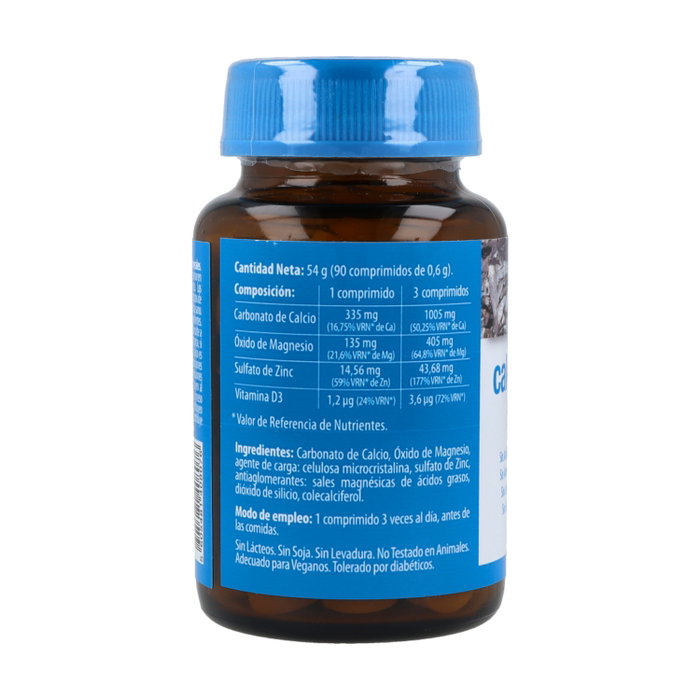 Naturmil Calcio, Magnesio, Zinc y Vitamina D3 90 comprimidos