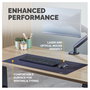 Fellowes Breyta Alfombrilla de Escritorio Grande Negra