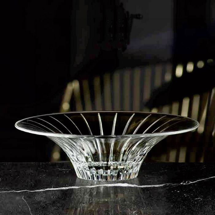 Rcr Cristalleria IT Centro Mesa Timeless Vidrio/Cristal Diámetro 32 cm Altura 10,2 cm