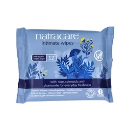 Natracare Toallita Higiene Íntima Femenina Ecológica Bolsa 12 Unidades