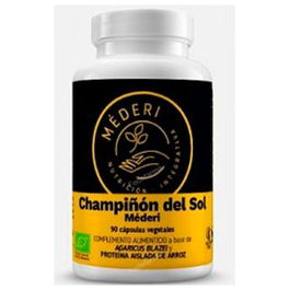 MEDERI NUTRICION INTEGRATIVA Champiñón Del Sol Eco 90 Cápsulas | Complemento para Sistema Inmunitario y Defensas Naturales | Vegano