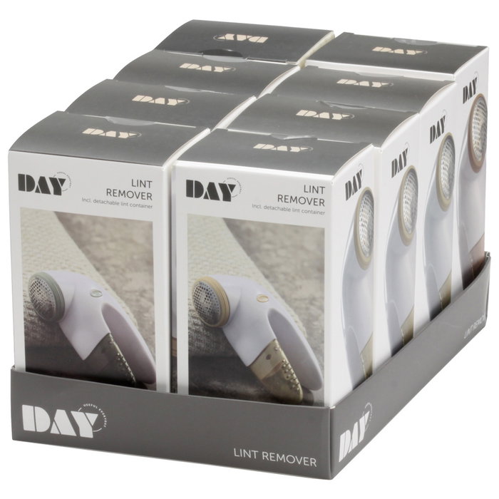 Day Máquina Quita-Pelusas Eléctrica Portátil para Ropa y Mantas con Depósito Extraíble y Mini-cepillo Day Máquina Quita-Pelusas Eléctrica Portátil para Ropa y Mantas con Depósito Extraíble y Mini-cepillo