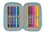 Safta Plumier Escolar Doble Cremallera Algo de Jaime 28 Pcs
