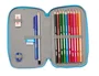 Safta Plumier Escolar Doble Cremallera Algo de Jaime 28 Pcs