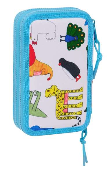 Plumier Doble Algo de Jaime Blanco 12.5 x 19.5 x 4 cm (28 piezas)