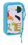 Plumier Doble Algo de Jaime Blanco 12.5 x 19.5 x 4 cm (28 piezas)