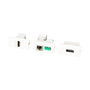 EFB Elektronik ET-25092 Conjunto de marcos multifunción con adaptadores Keystone HDMI y USB