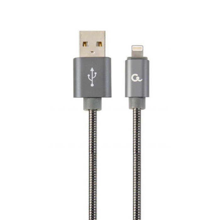 Cablexpert Cable de datos y carga Lightning a USB A 8 m, Gris