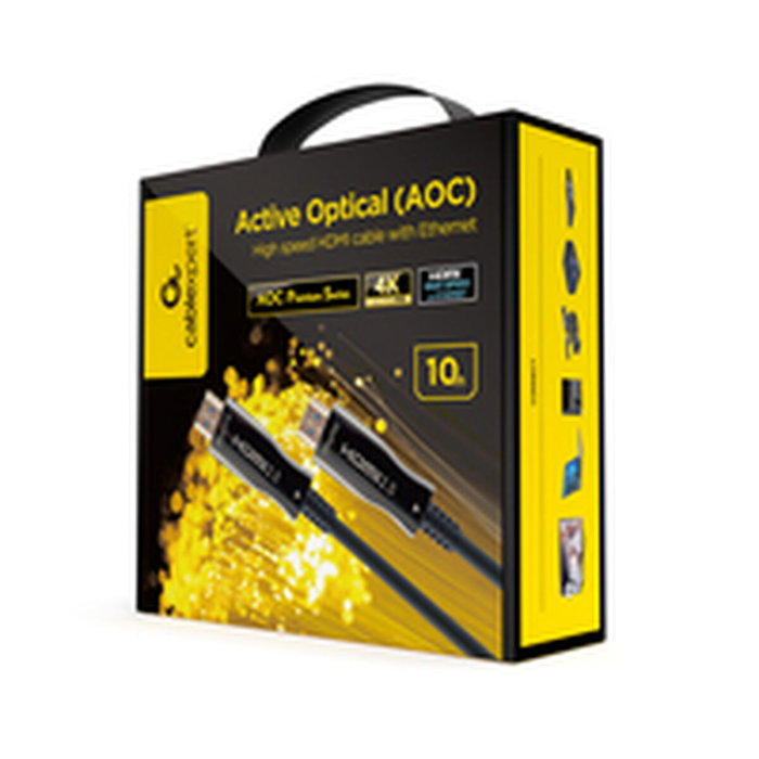 Gembird CCBP-HDMI-AOC-10M-02 Cable HDMI AOC de 10m Negro