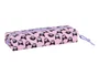 Safta Estuche Portatodo Rectangular Kuromi con Goma Elástica y Cremallera - 40x220x70 mm