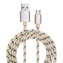 Garbot Cable Micro-USB Trenzado 1m Dorado