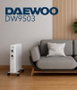 DAEWOO Radiador de aceite de 9 elementos 2000W - blanco