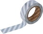 Innspiro Cinta masking tape Washi foil líneas plateado Serie Metal 15mm x 10m