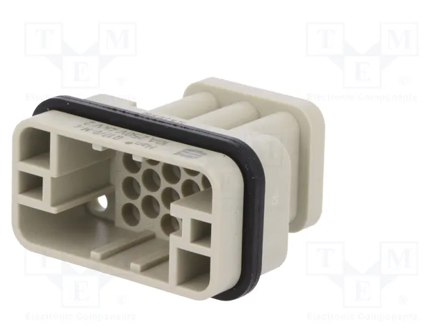 HARTING Han Q 17/0-M-c 10A Plantilla de contacto macho