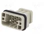 HARTING Han Q 17/0-M-c 10A Plantilla de contacto macho